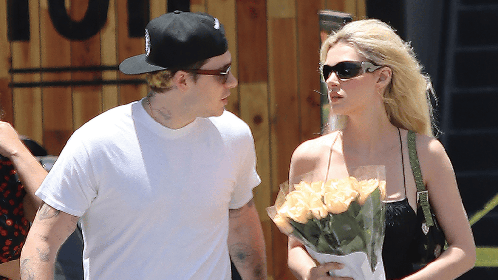 Brooklyn Beckham Feeds Nicola Peltz Pizza in Intimate Date-Night Photos