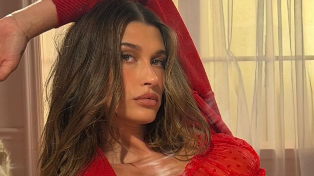 Hailey Bieber’s G-String Riskily Grazes Her Curves in Leg-Baring Pants