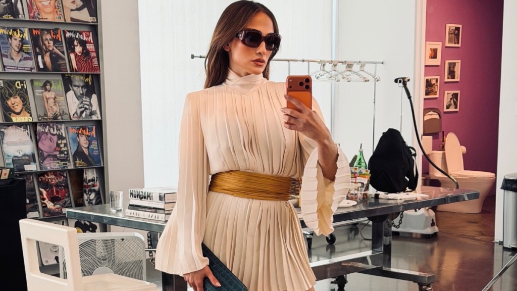 Jennifer Lopez Has Legs for Days in Micro Minidress & Thigh-High Boots