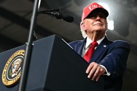 Donald Trump Jokes About Robot Lookalike Taking His Place at Rallies