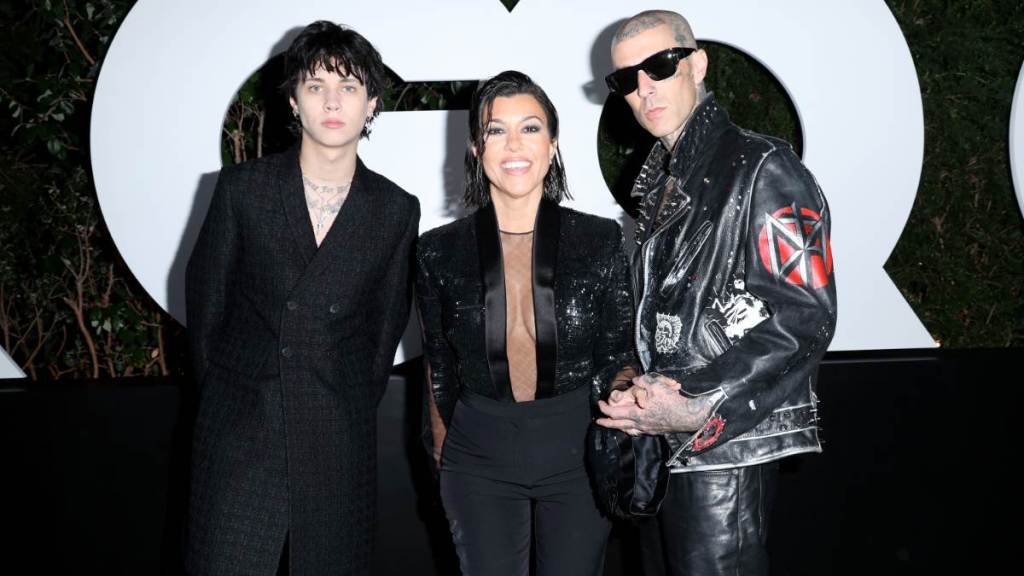 Kourtney Kardashian & Stepson Landon Barker Are a ‘Fang-Tastic’ Vampire Duo