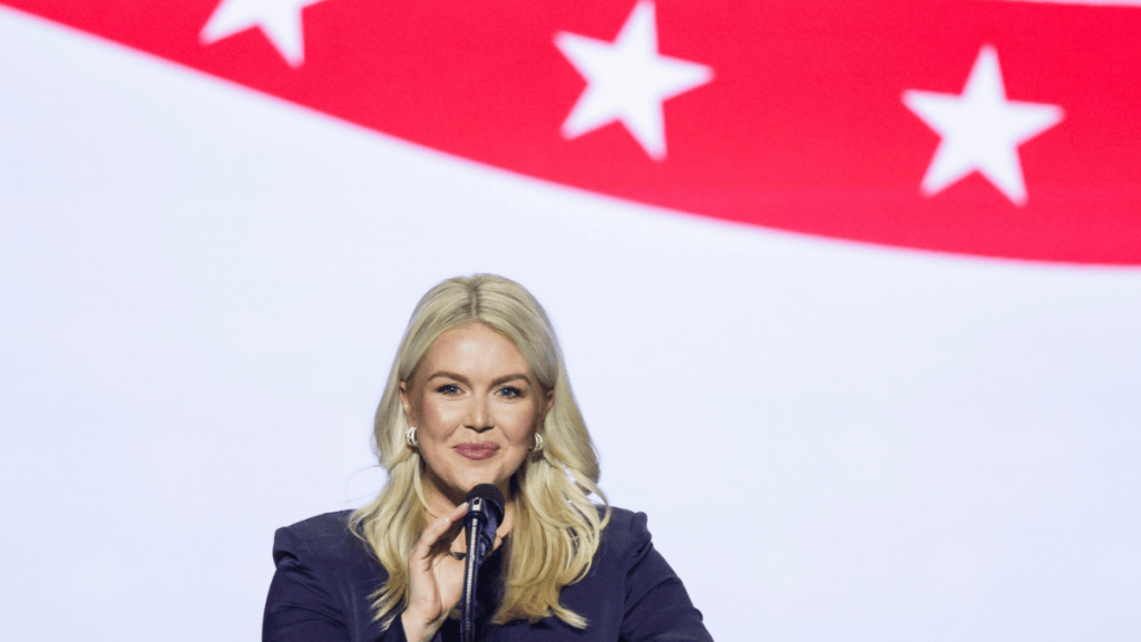 Karoline Leavitt says another Kamala Harris presidential run in 2028 could benefit Republicans.