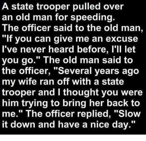 Blame it on the ex-wife.