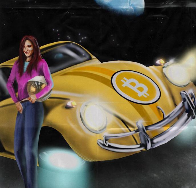 Lindsay Lohan’s Bitcoin Herbie