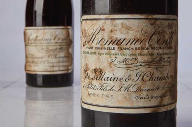 1945 Romanee-Conti Wine – $558,000