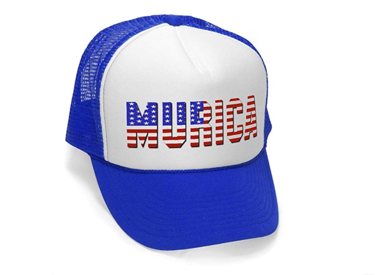 Mean Gear's 'Murica Fourth of July USA Vintage Style Trucker Hat