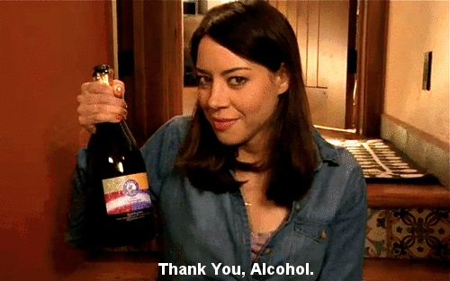 Alcoholics are inspirationally grateful.