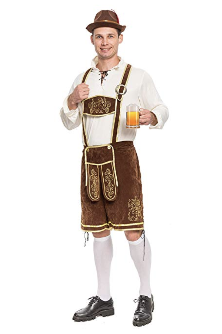 Bavarian Oktoberfest Lederhosen Costume