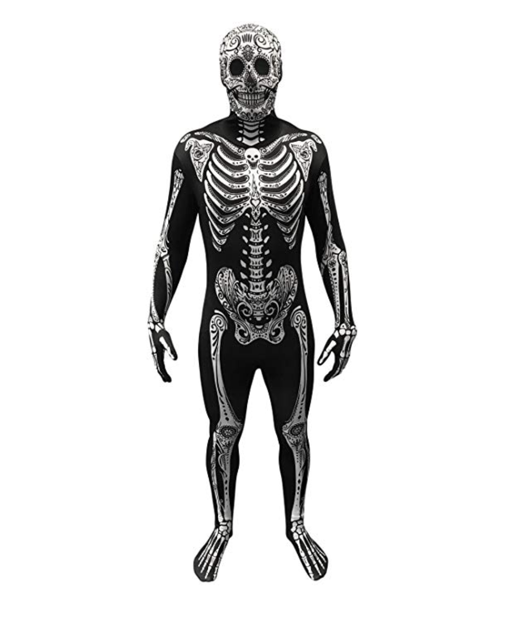 Morphsuit Sugar Skull Skeleton Costumes