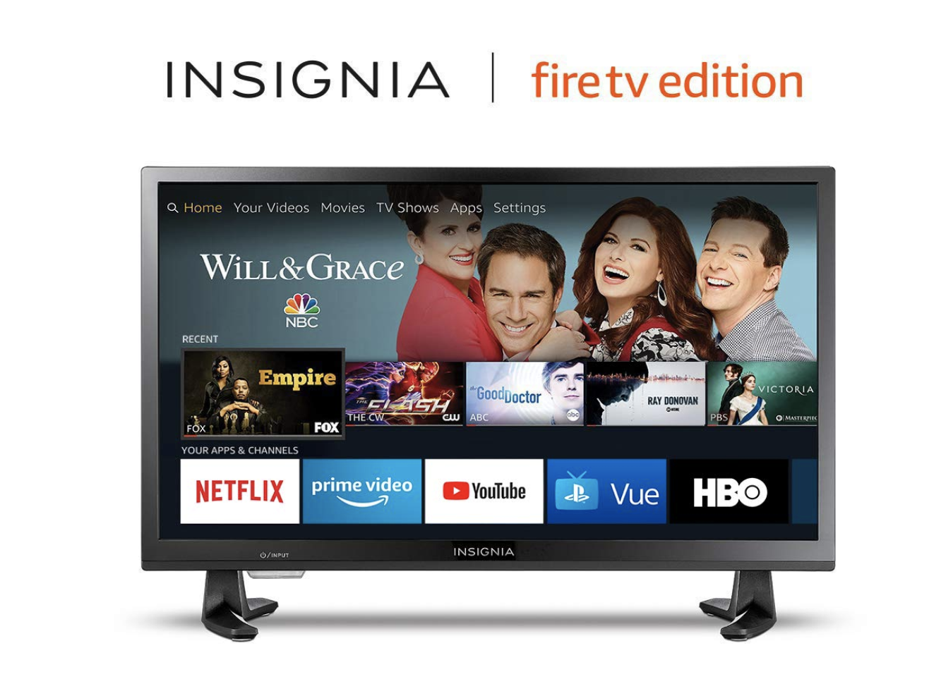  Insignia NS-24DF310NA19 24-inch 720p HD Smart LED TV-Fire TV Edition