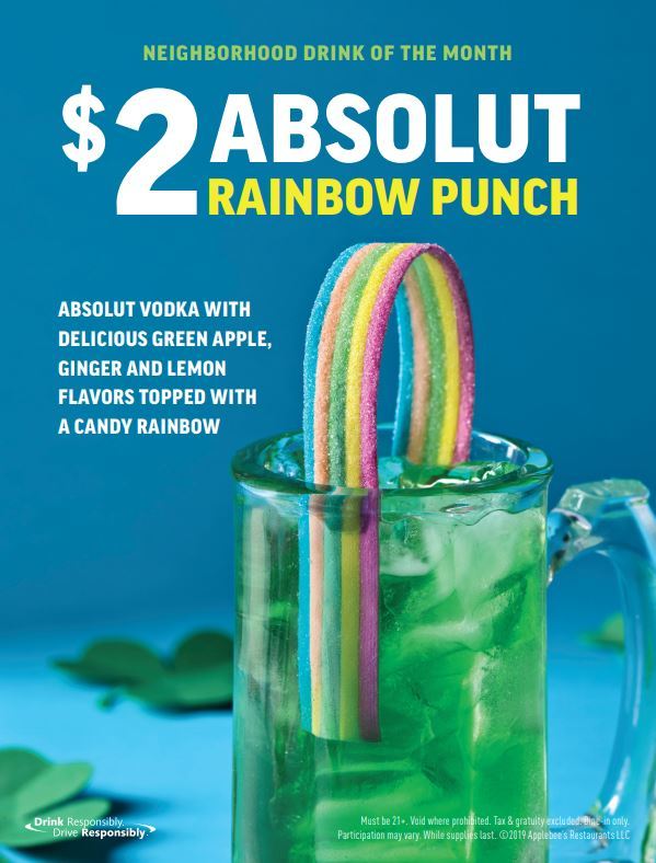 Absolut Rainbow Punch