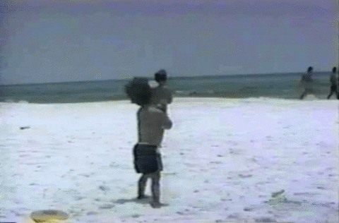 Possibly the world's first beach fail.