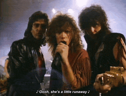 6. 'Runaway' by Bon Jovi