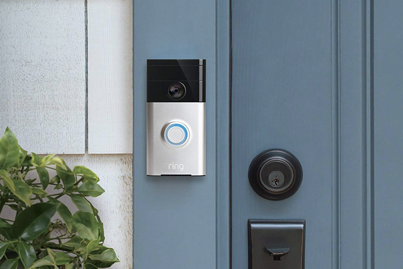 Ring Wi-Fi Enabled Video Doorbell in Satin Nickel - $69.99 (Down From $99.99)
