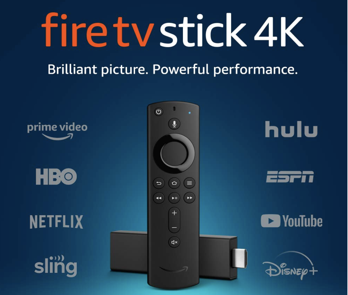 Fire TV Stick 4K Streaming Device With Alexa Built In, Ultra HD, Dolby Vision, Includes the Alexa Voice Remote