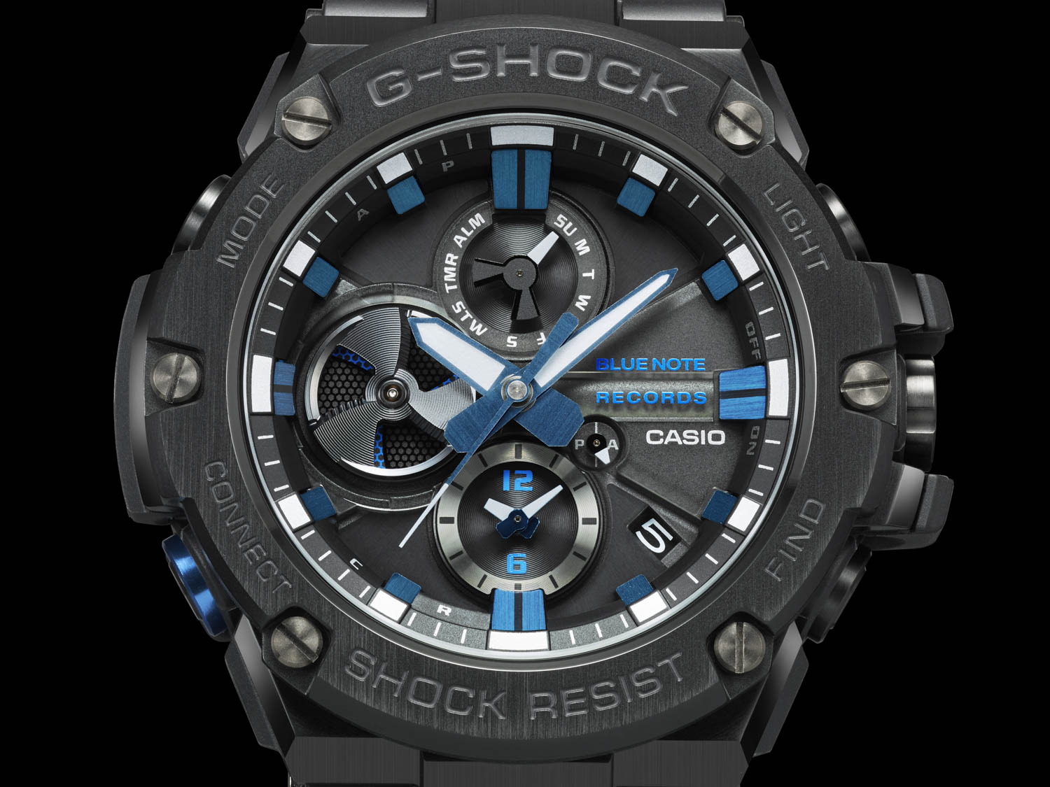 Frontal View of G-Shock X Blue Note Records