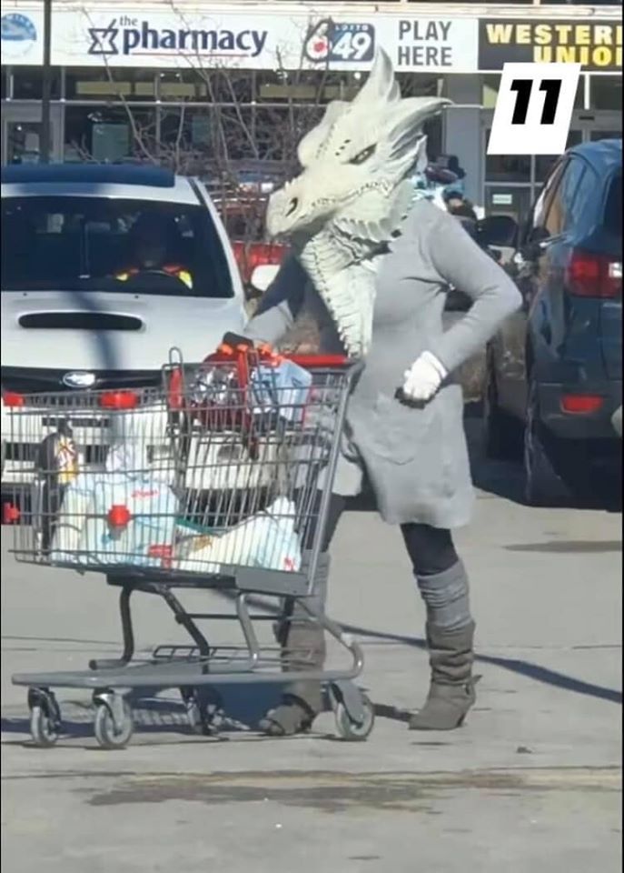 At least she matches.