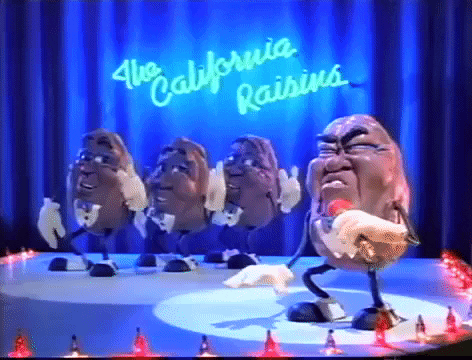 The California Raisins were originally a marketing campaign, not a band.