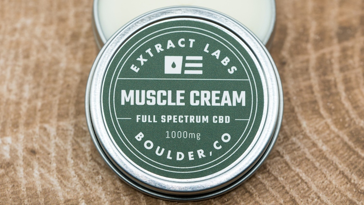Extract Labs Full Spectrum CBD Muscle Cream 1000 Milligrams