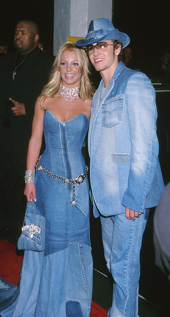 Britney Spears and Justin Timberlake at the 28th Annual American Music Awards