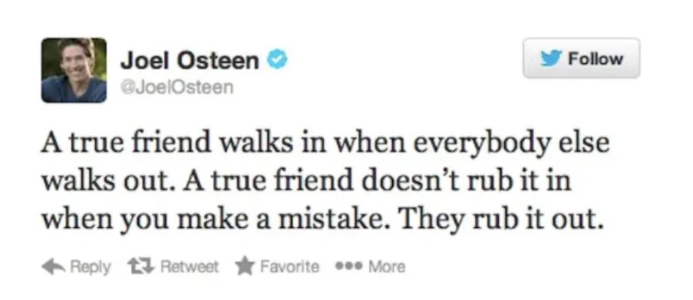 That time Pastor Joel Osteen accidentally referenced masturbation.