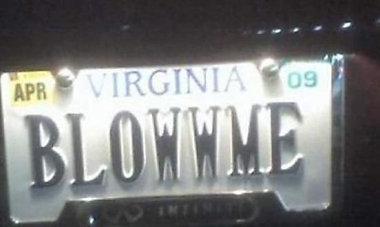 Cleverly Filthy License Plates #10