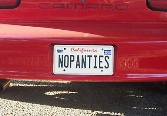 Cleverly Filthy License Plates #21