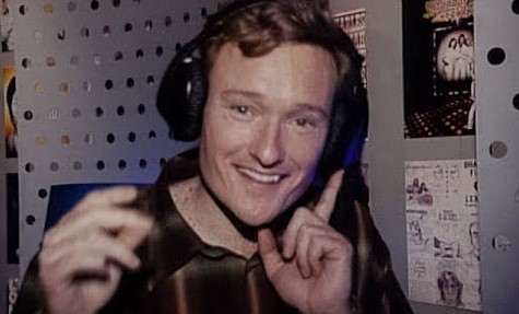 9. Conan visits the new Rock & Roll Hall of Fame.