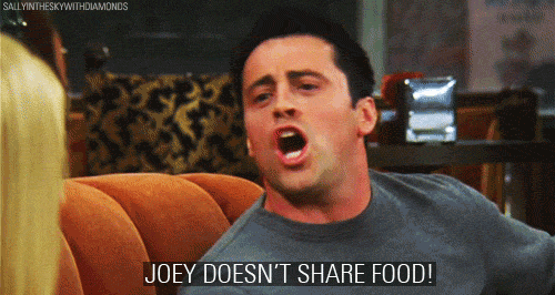 Don't share food.