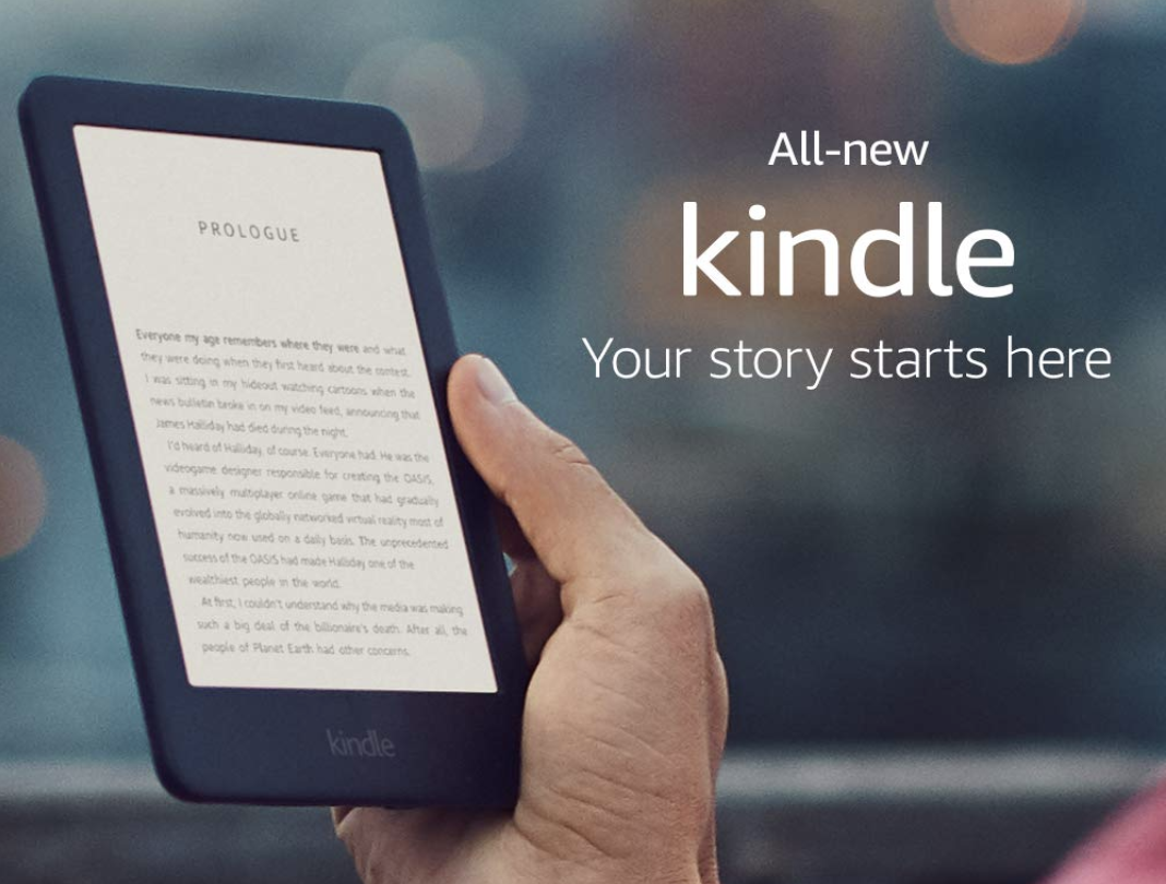  All-New Kindle - Now With a Built-In Front Light - Black - Includes Special Offers