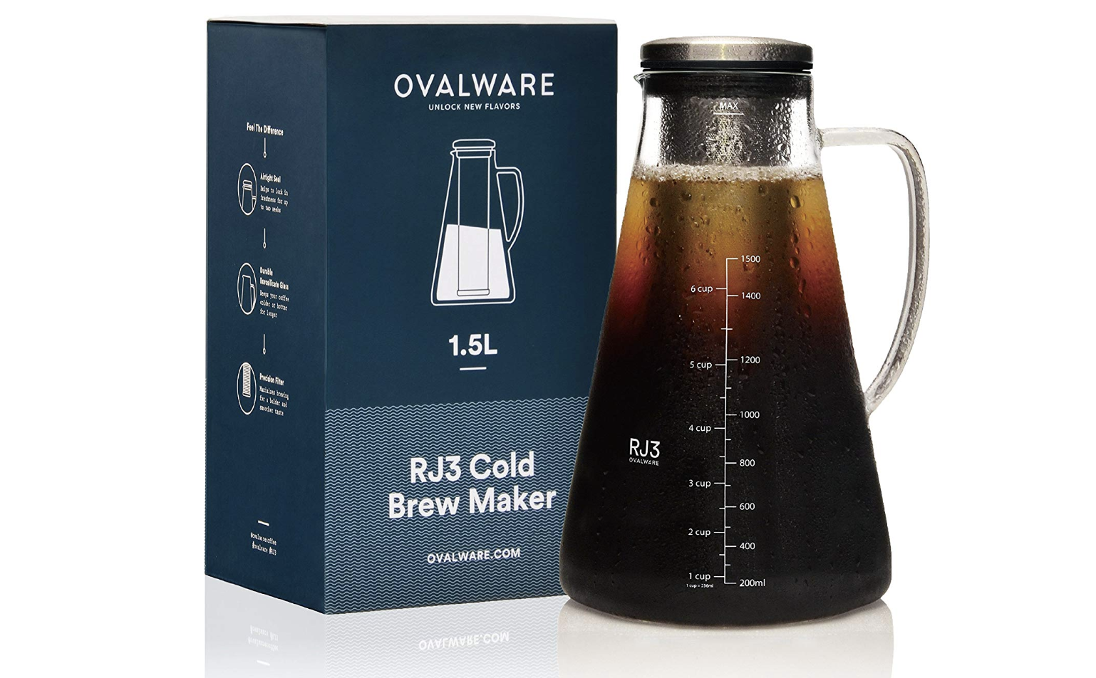 Airtight Cold Brew Iced Coffee & Tea Maker