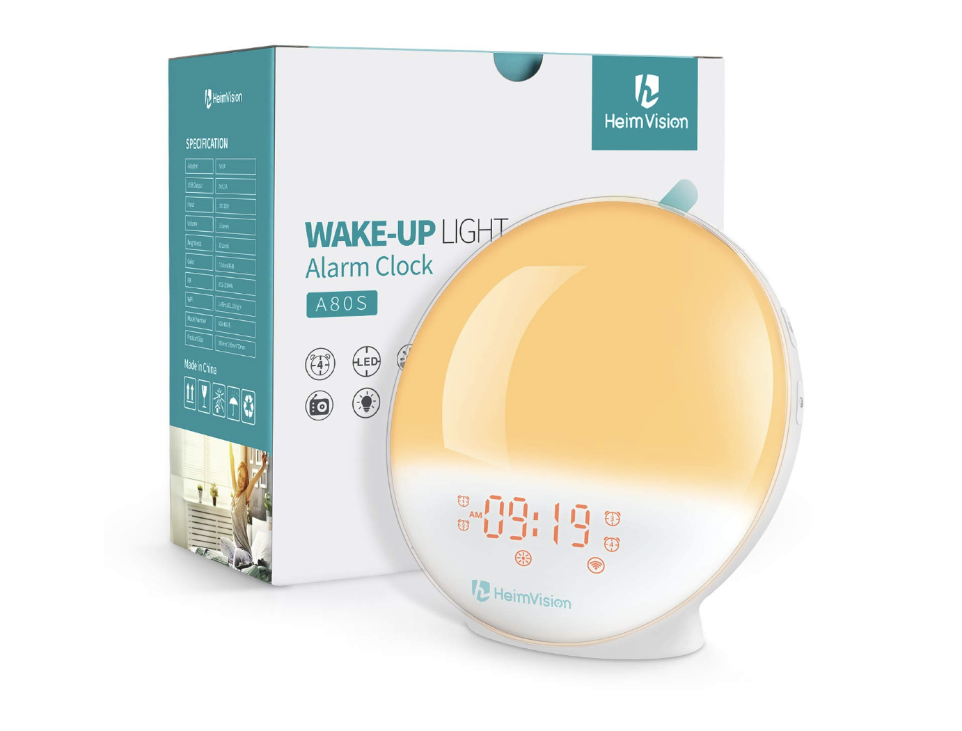 HeimVision Sunrise Smart Wakeup Alarm Clock 