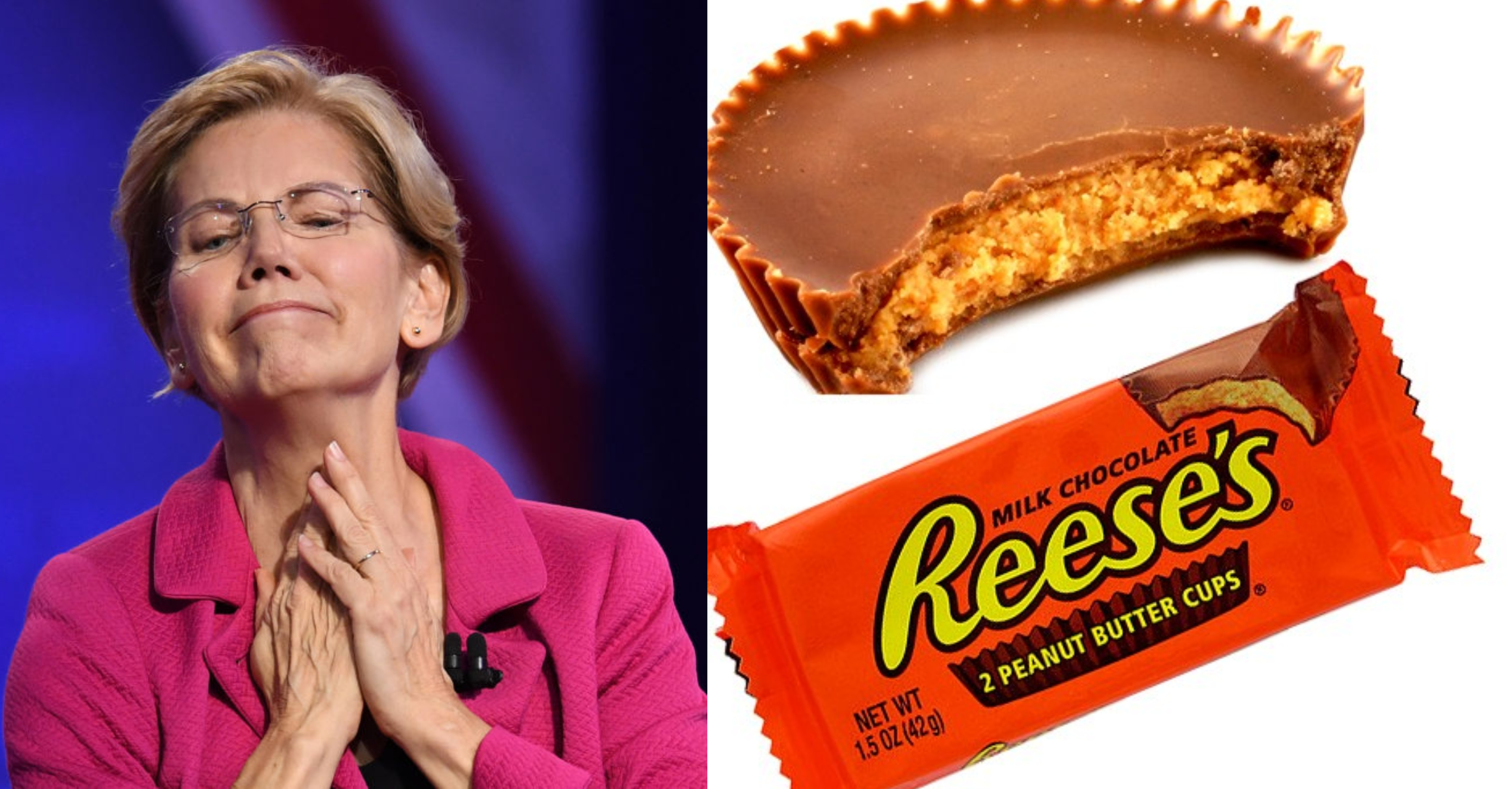 Elizabeth Warren – Reese’s Peanut Butter Cups