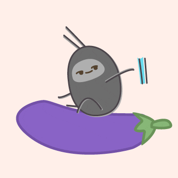Use the eggplant emoji.