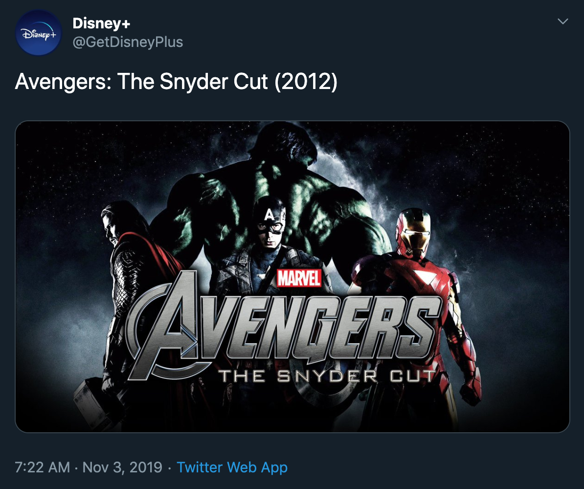 'Avengers: The Snyder Cut'