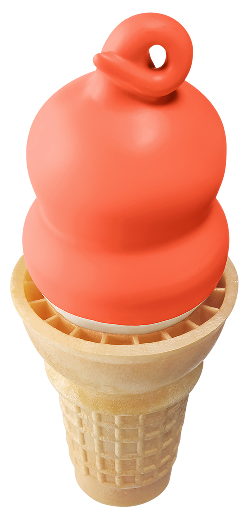 9. Dreamsicle Dipped Cone