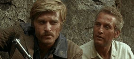 Robert Redford and Paul Newman in 'Butch Cassidy and the Sundance Kid'