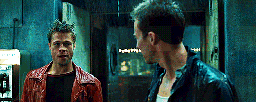 Brad Pitt and Edward Norton in 'Fight Club' 