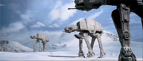 The confrontation on Hoth is the best battle in 'Star Wars.'