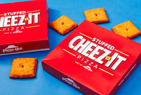 6. Pizza Hut Teams Up With Cheez-It