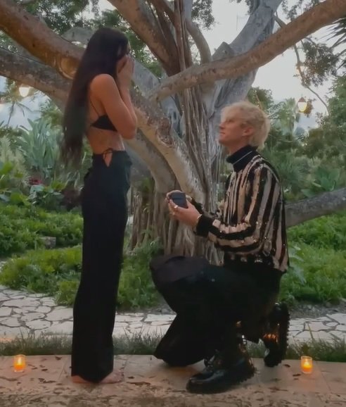 Megan Fox Engaged to Machine Gun Kelly in One of the Weirdest Instagram Proposals Ever (We Wouldn’t Expect Anything Less)