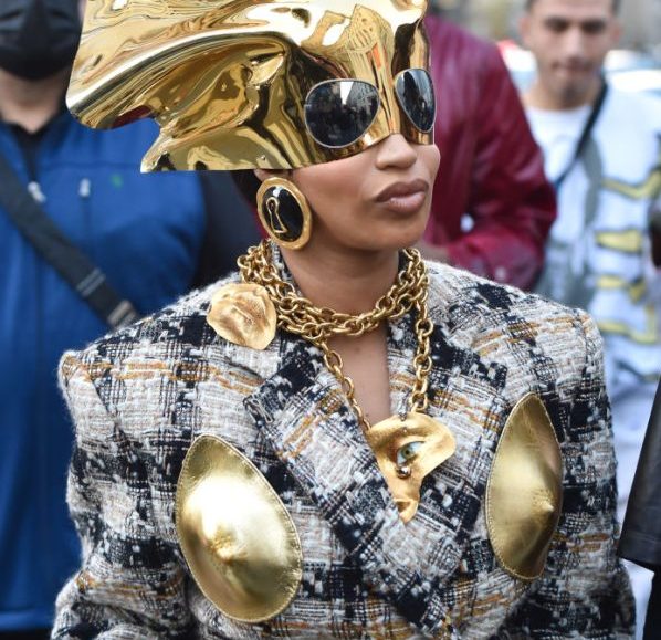 Cardi B Flashes Nipples Like You’ve Never Seen Before at Paris Fashion Week (Can This Become a Trend, Please?)