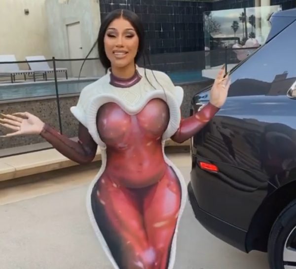 Cardi B Goes Shopping in See-Through Dress, Apparently Has Given Up as Much as We Have