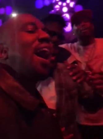 Meanwhile in Miami: Kanye Joins Floyd Mayweather on Stage For Karaoke After Mistaking Him For Taylor Swift