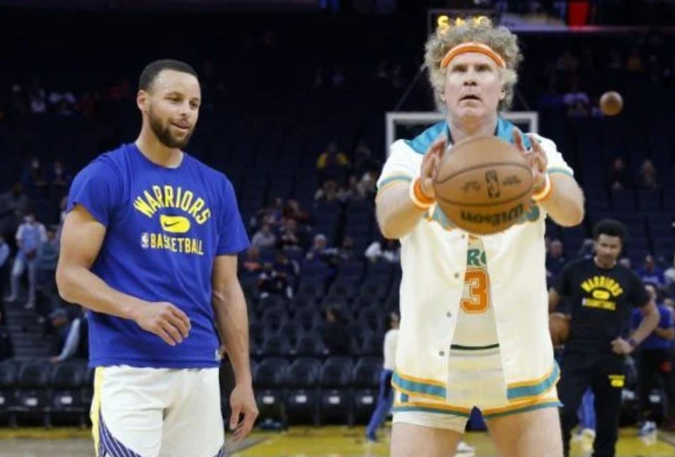 Will Ferrell Makes Surprise Appearance as Jackie Moon at Warriors Game (Video)