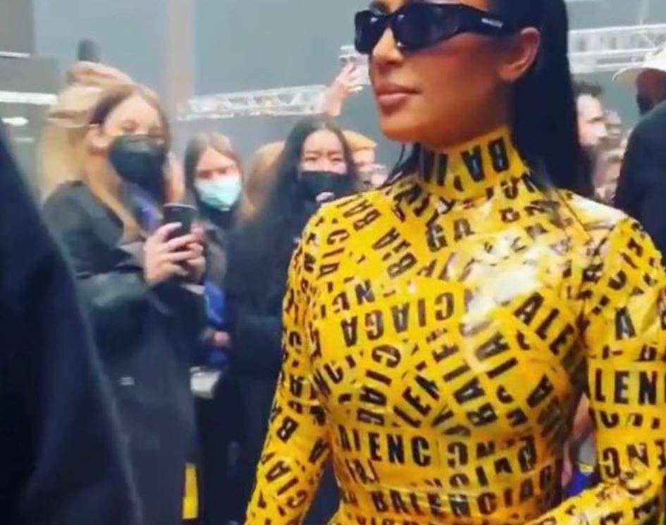 Kim Kardashian Rocks Catsuit Made Out of Tape, Where’s the Piss Flap on This Thing?