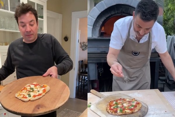 Jimmy Fallon v. Jimmy Kimmel: Late Night Hosts Wage Pizza-Making War (Plot Twist: Stanley Tucci Is True Winner)