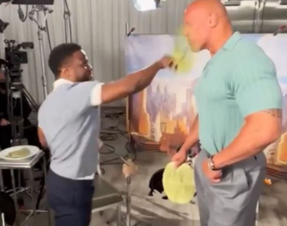 Kevin Hart and Dwayne ‘The Rock’ Johnson Hilariously Take on TikTok’s Tortilla Challenge Ahead of ‘DC League of Super-Pets’ Release