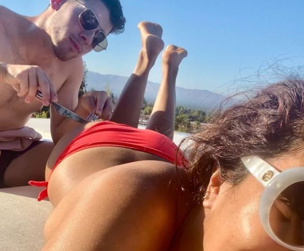 Nick Jonas Snacks on Wife’s Butt With a Knife and Fork in Cheeky Instagram Pic (Eating Ass Has Never Been So Disney Appropriate)