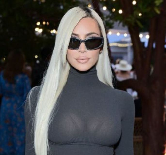 Kim Kardashian Is Barely Recognizable as Bleached Blonde on Patriotic ‘Interview’ Cover